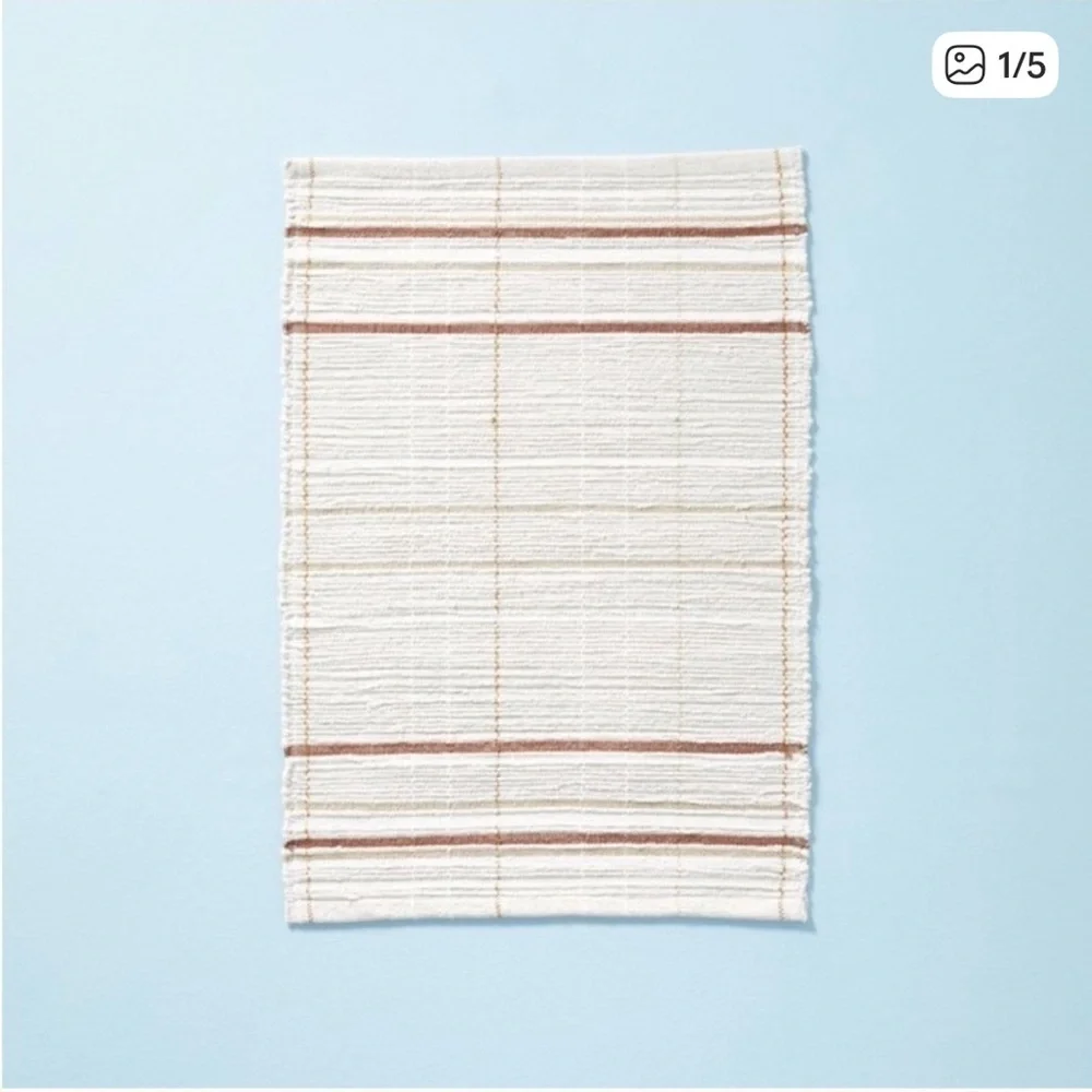 HEARTH & HAND SMALL RUG scatter Strip NWT  brand new